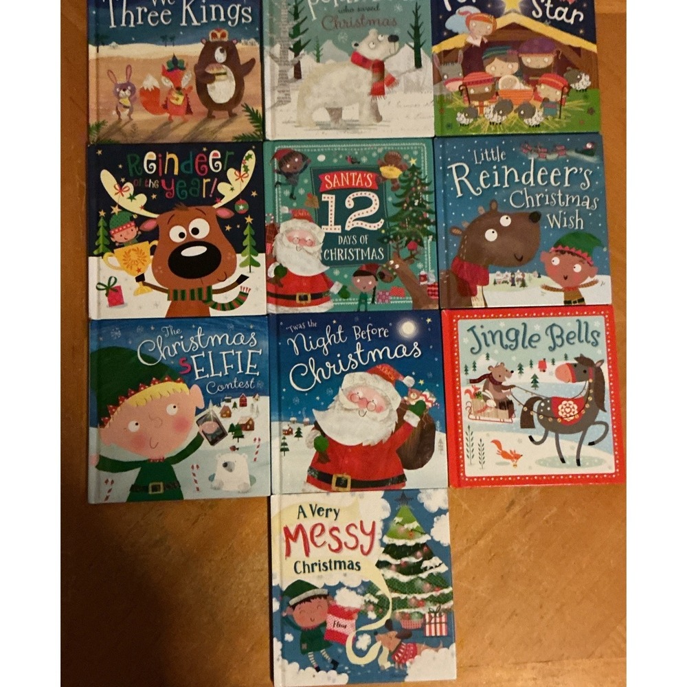 My Christmas Storybook Library‎ 10 6x6 Book Set Brand New!